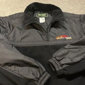 VTG Arctic Cat 1/4 Zip Pullover Men's XL Jacket Snowmobile Racing Arcticwear USA